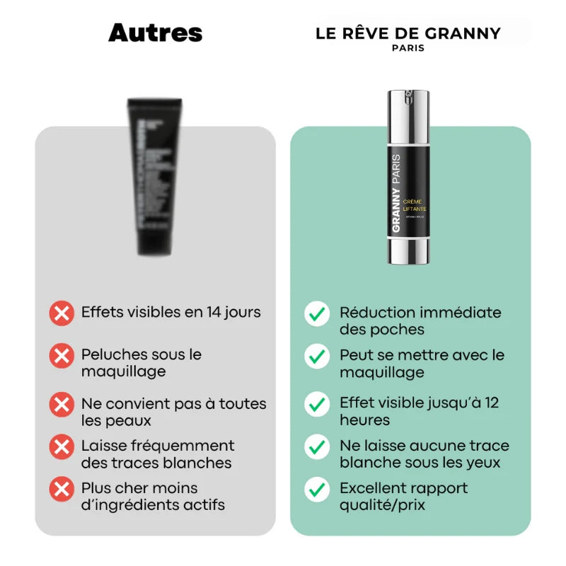 Crème Liftante Instant Lift+ 100ml - Granny Paris™