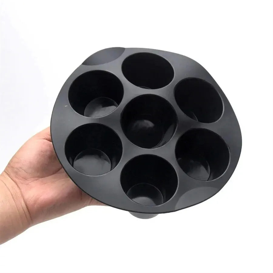 Moule à Muffins en Silicone réutilisable pour Airfryer